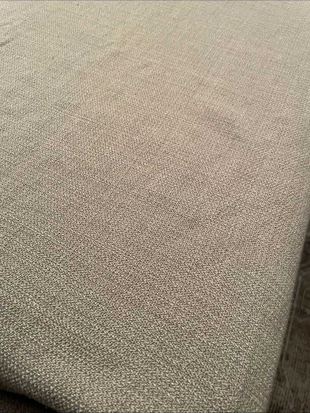 Threshold Gray Cotton & Polyester Table Cloth 102 x 99